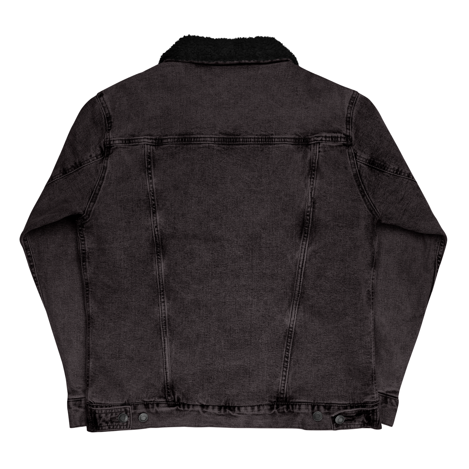 Denim sherpa jacket for unisex