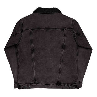 Denim sherpa jacket for unisex